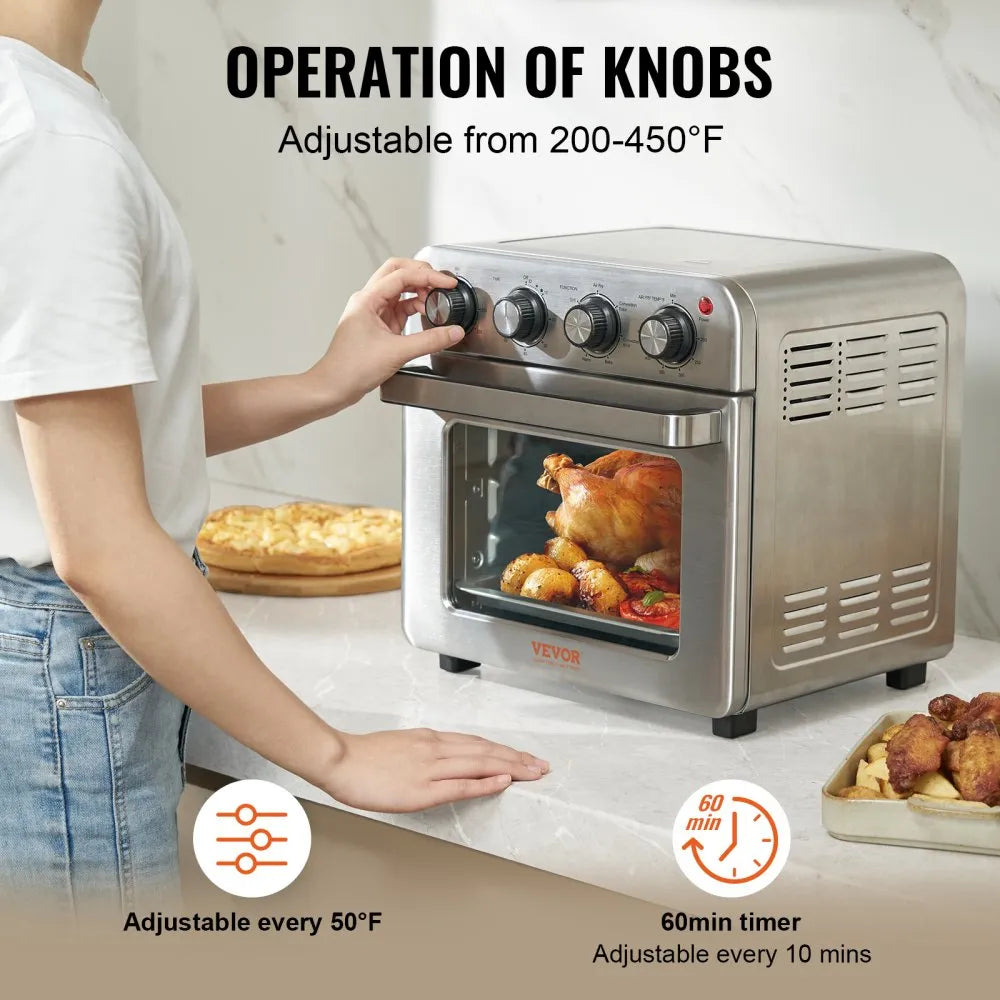 VEVOR Air Fryer Toaster Oven, 18 L
