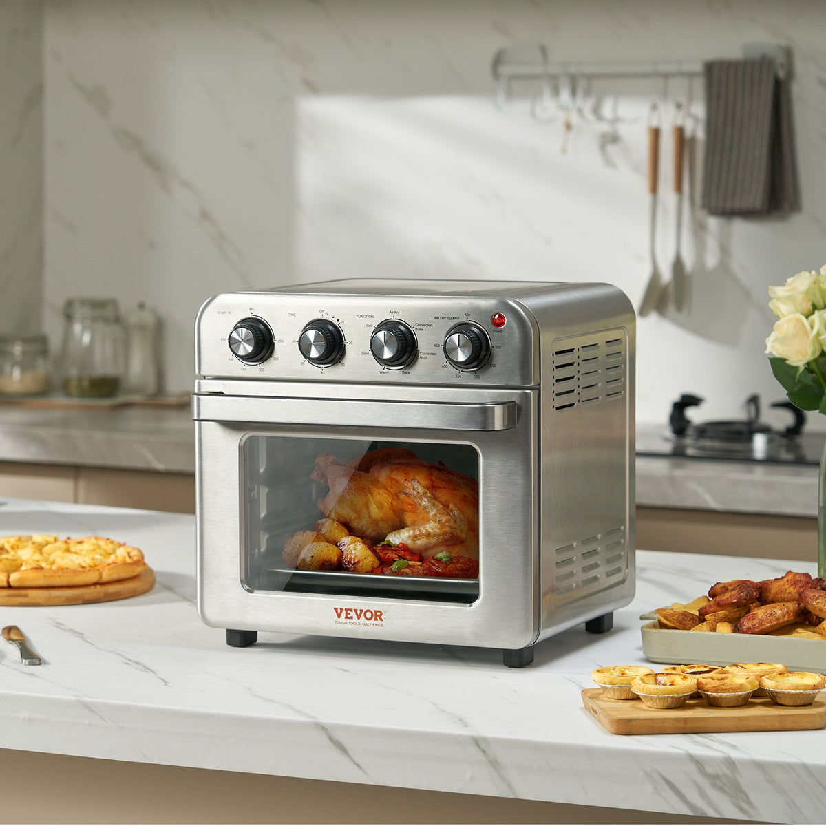 VEVOR Air Fryer Toaster Oven, 18 L